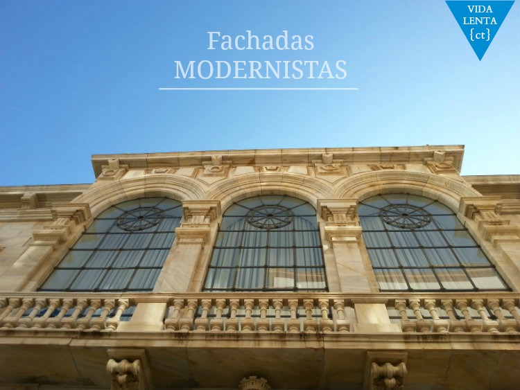 Fachadas modernistas de Cartagena