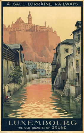 Vintage Travel Posters Luxembourg