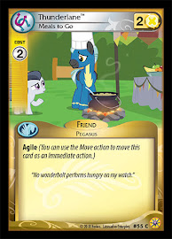 My Little Pony Thunderlane, Meals to Go Friends Forever CCG Card