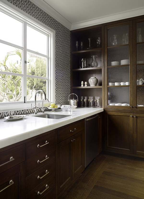 encimera de marmol blanco