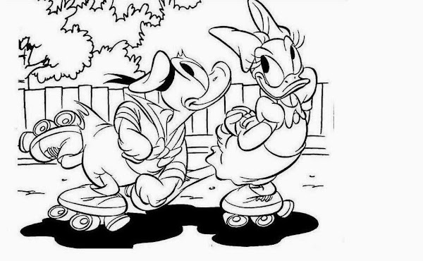 daisy duck bow coloring pages - photo #25