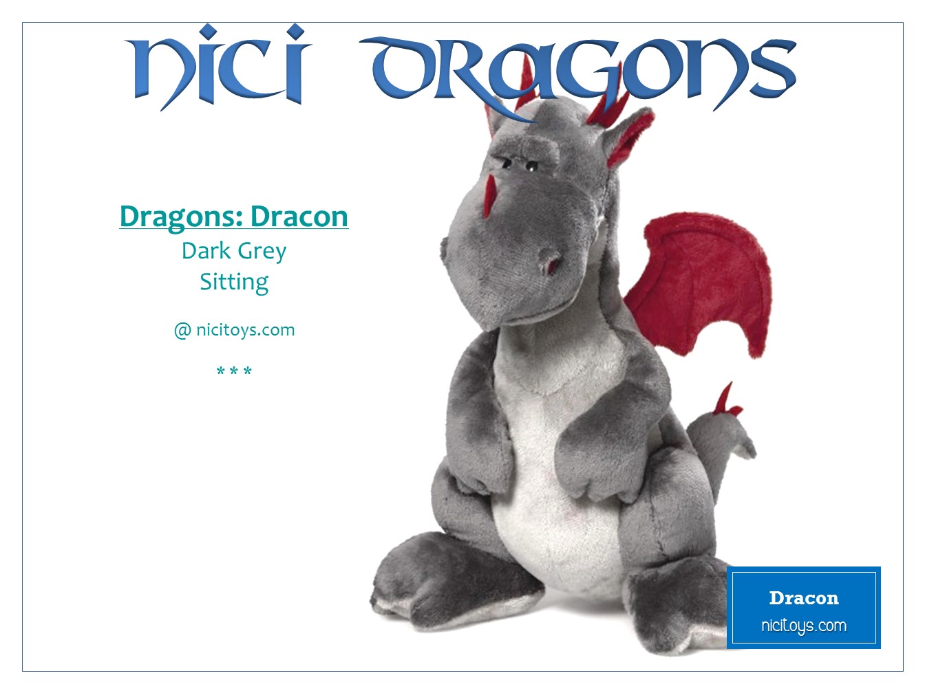 nici dragon plush