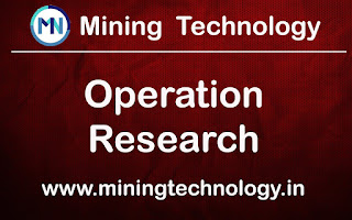 OPERATION RESEARCH,vinod hanumandla,mining technology