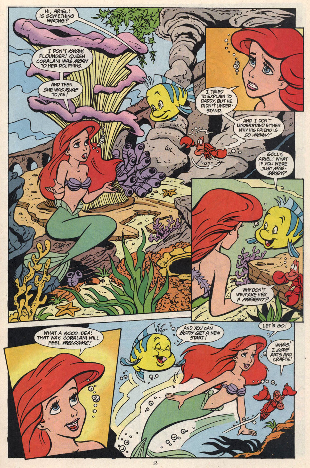 Read online Disney's The Little Mermaid comic -  Issue #11 - 14