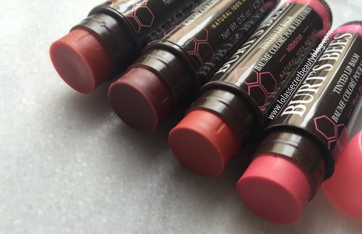 lola's secret beauty blog Burt's Bees Tinted Lip Balm in Pink Blossom