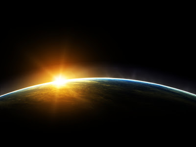 Sunset Over The Earth HD Wallpaper