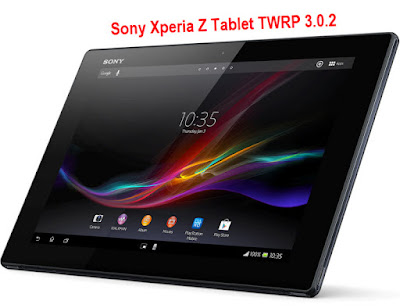 Sony Xperia Z Tablet TWRP 3.0.2