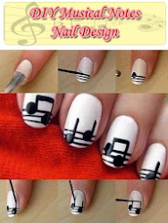 musical nail notes diy