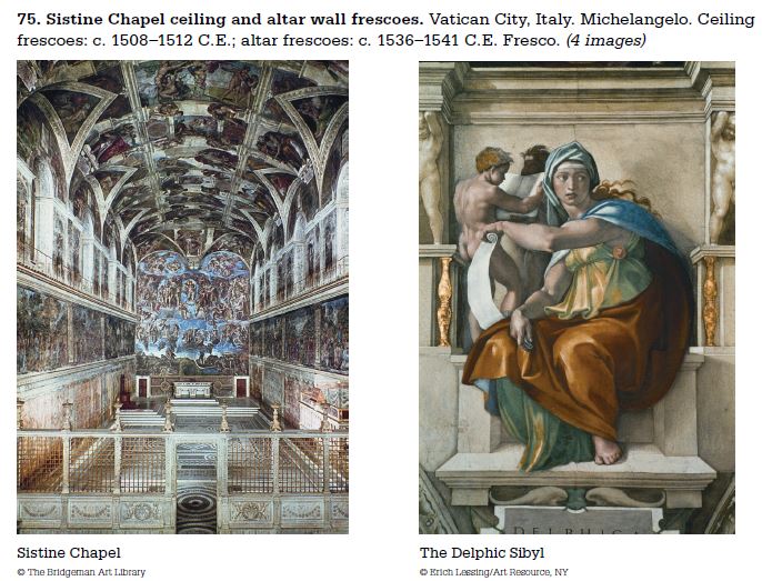 Gibby S Ap Art History 75 Sistine Chapel Ceiling And Altar Wall