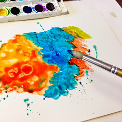 Hey Squirrel Design Co : Watercolor Splash Art