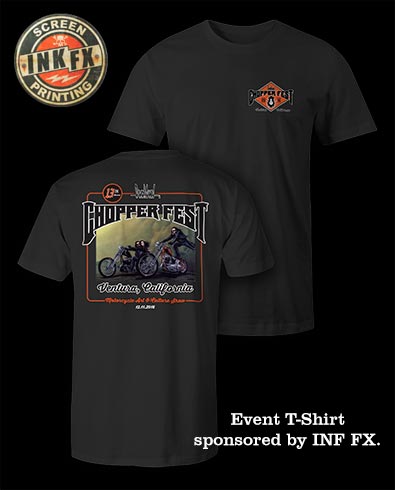 Chopper Fest: Event T-shirt and Hoodies by INK FX