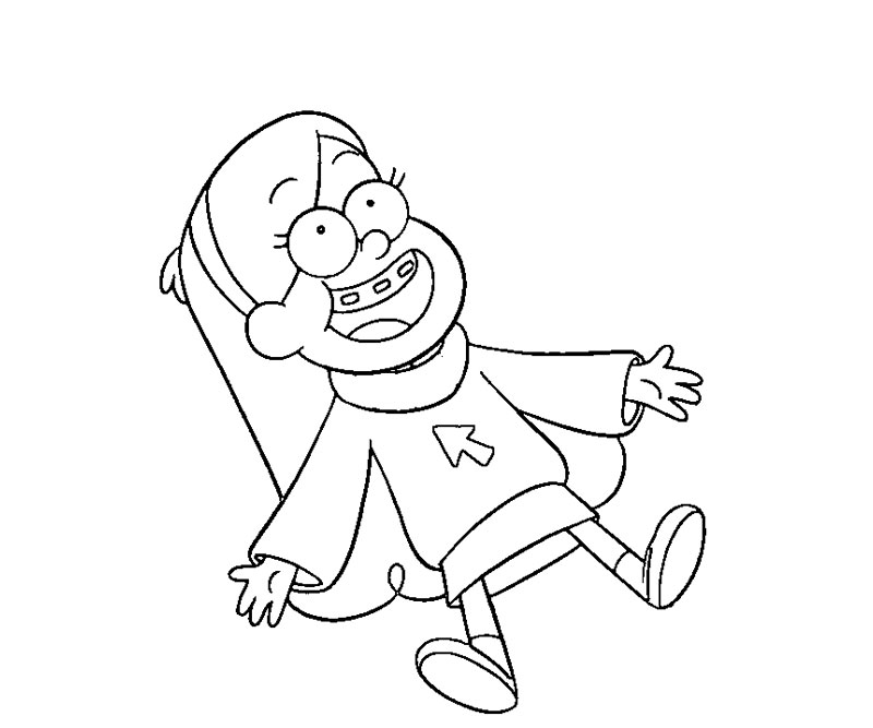 mabel and dipper coloring pages - photo #5