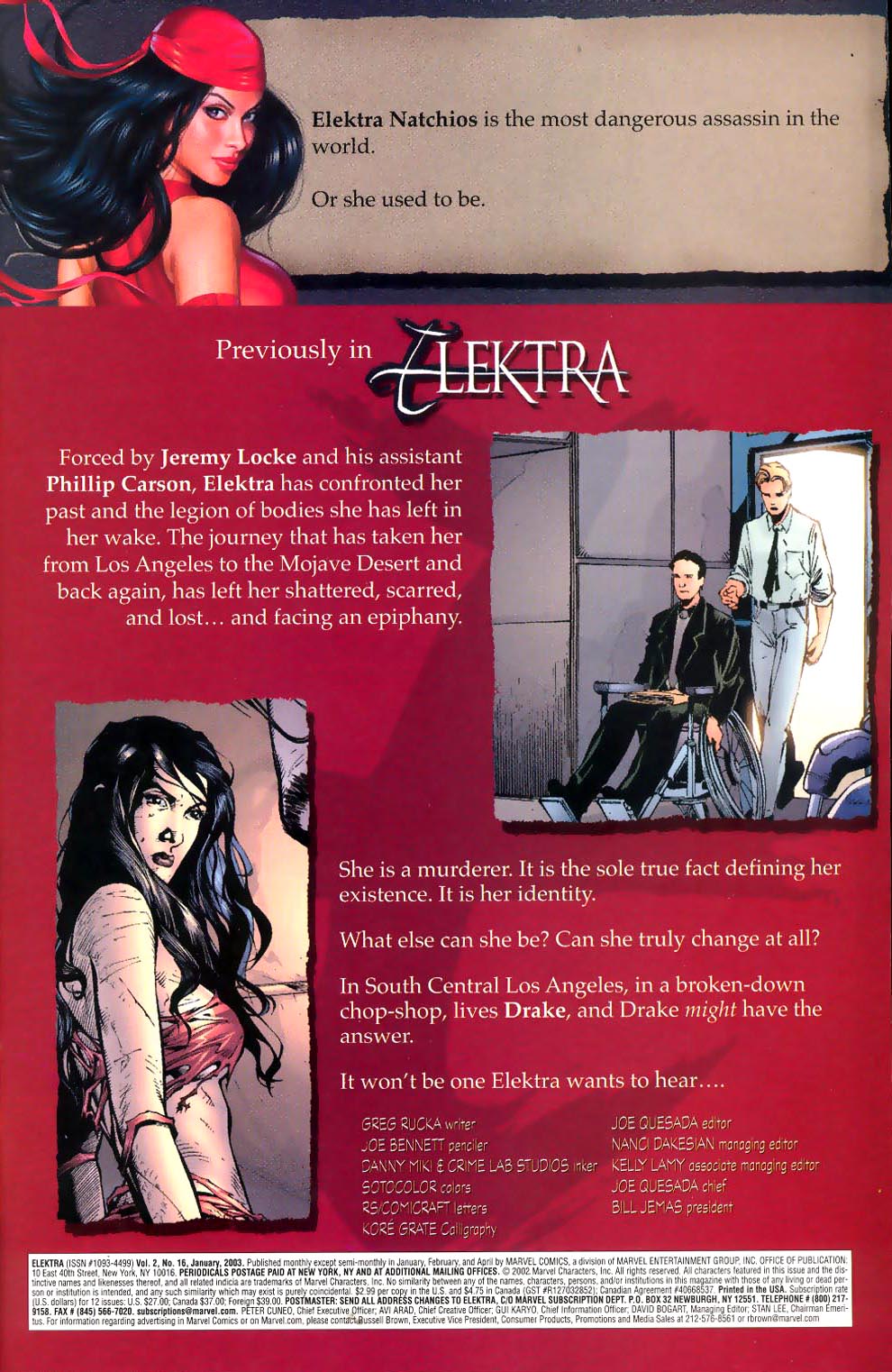 Elektra (2001) Issue #16 #16 - English 2