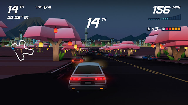 Screenshot from Horizon Chase Turbo