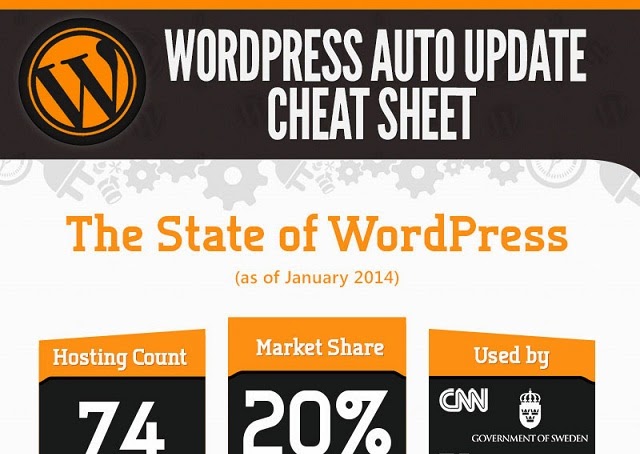 Image: WordPress Auto Update Cheat Sheet