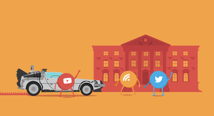Back To The Future: Content Marketing Edition - #Infographic