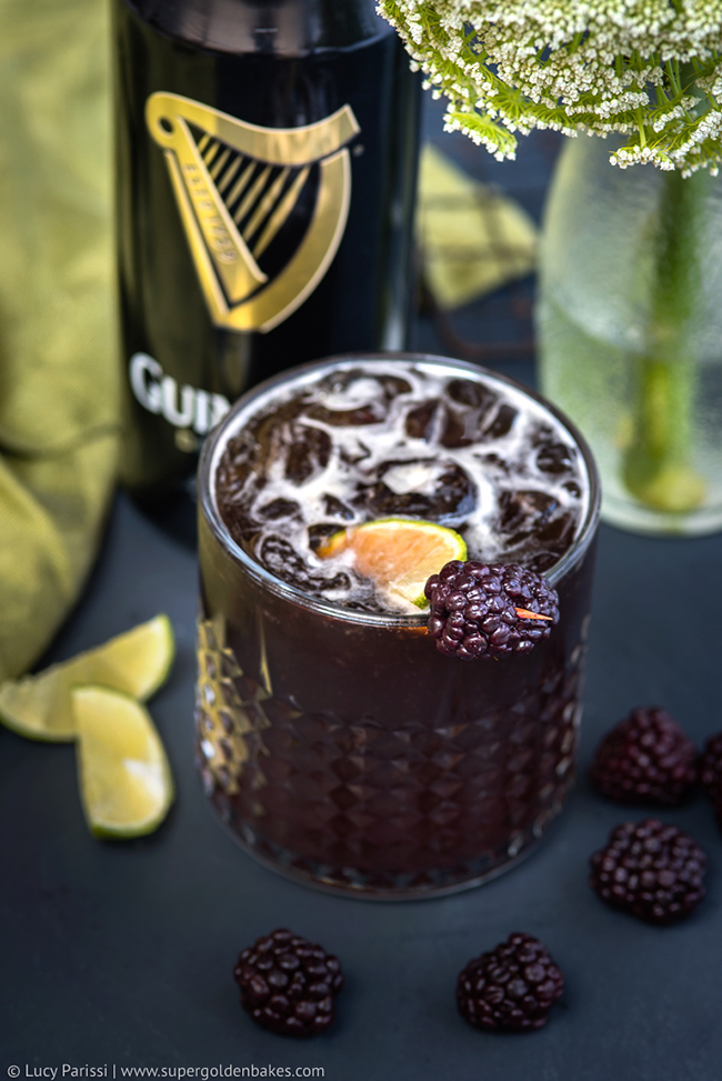 Guinness Black Magic Cocktail supergolden bakes