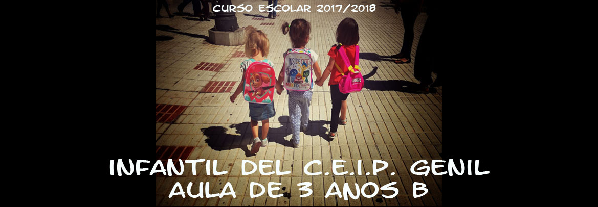  Infantil 3 años B del CEIP Genil