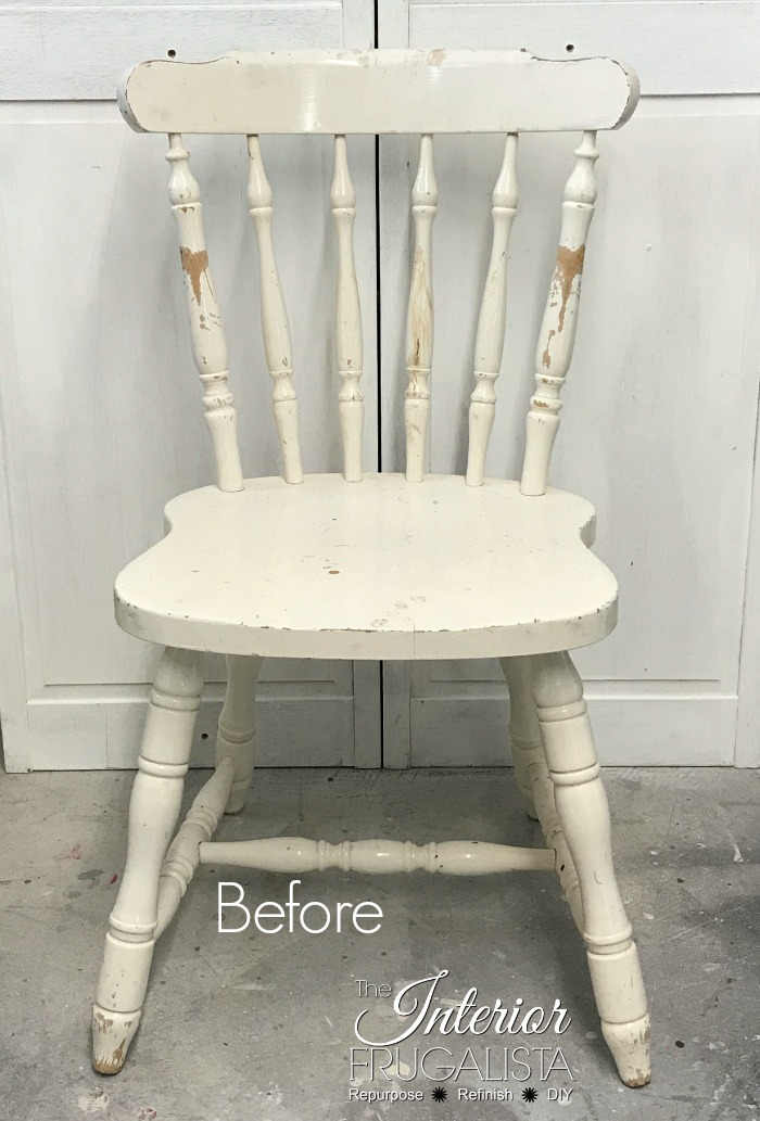 Easy Way To Paint Chair Spindles When You Can't Spray Interior Frugalista