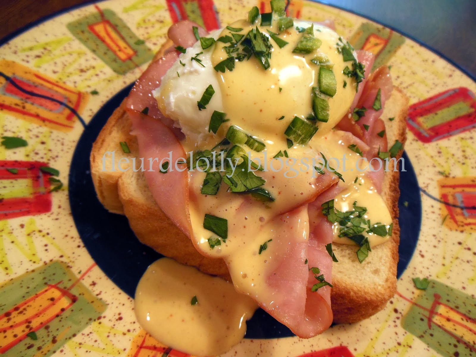 Fleur de Lolly Southwestern Eggs Benedict over Texas Toast