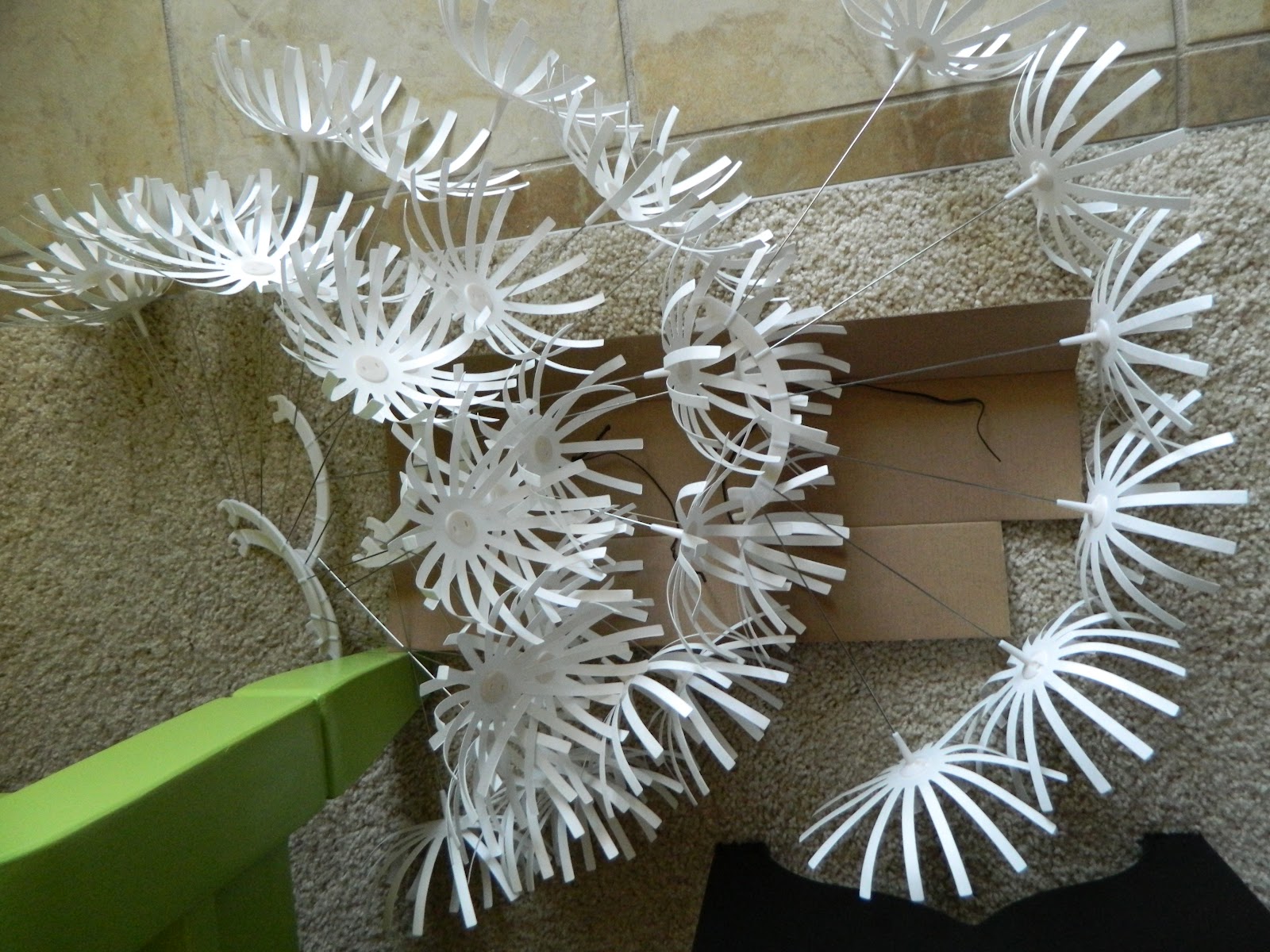 the vintage umbrella ikea flower light