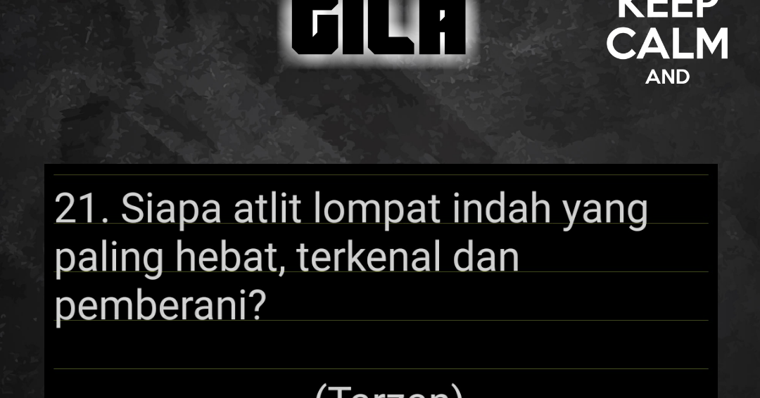 Pertanyaan Lucu Dan Gokil Beserta Jawabannya