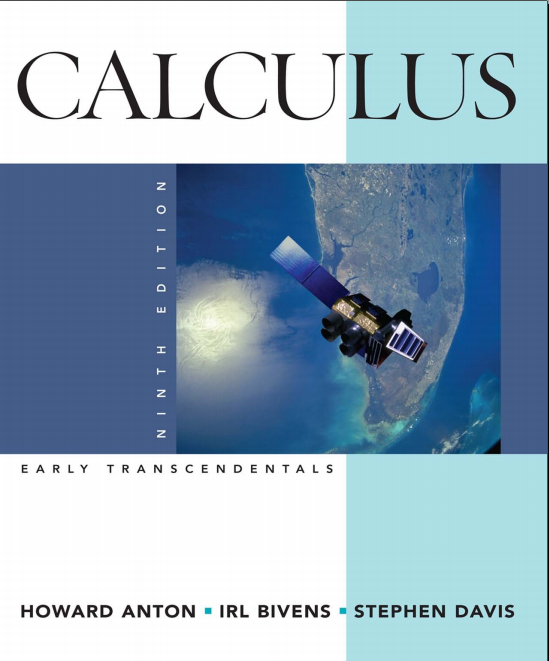 Howard Anton Calculus Early Transcendentals 9th Edition