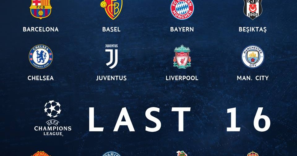 Final Matches Last 16 at Uefa Champions League