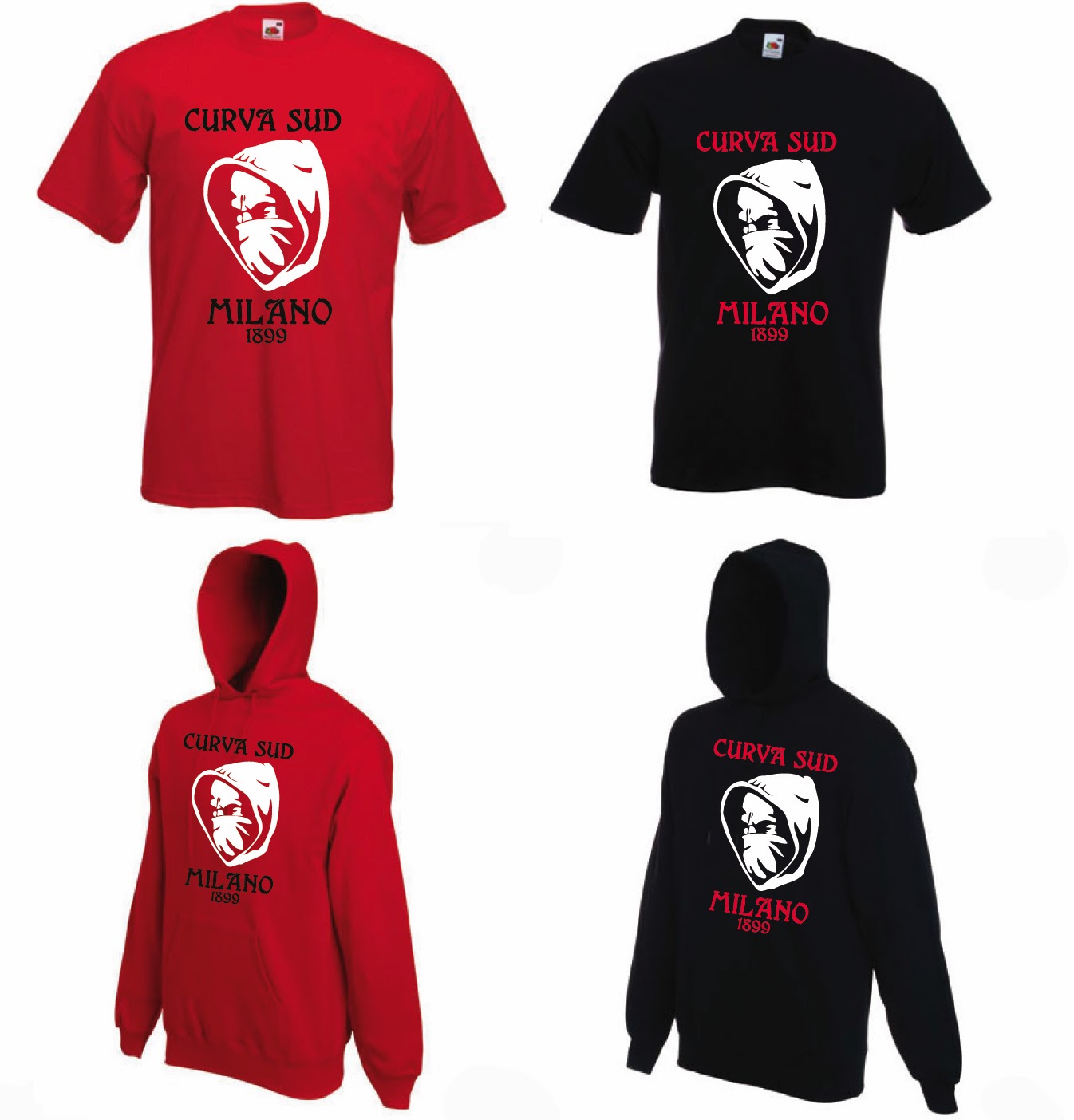 Curva Sud Milano TShirt Ultras MIlan