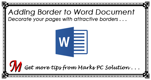 Adding Borders to a Page