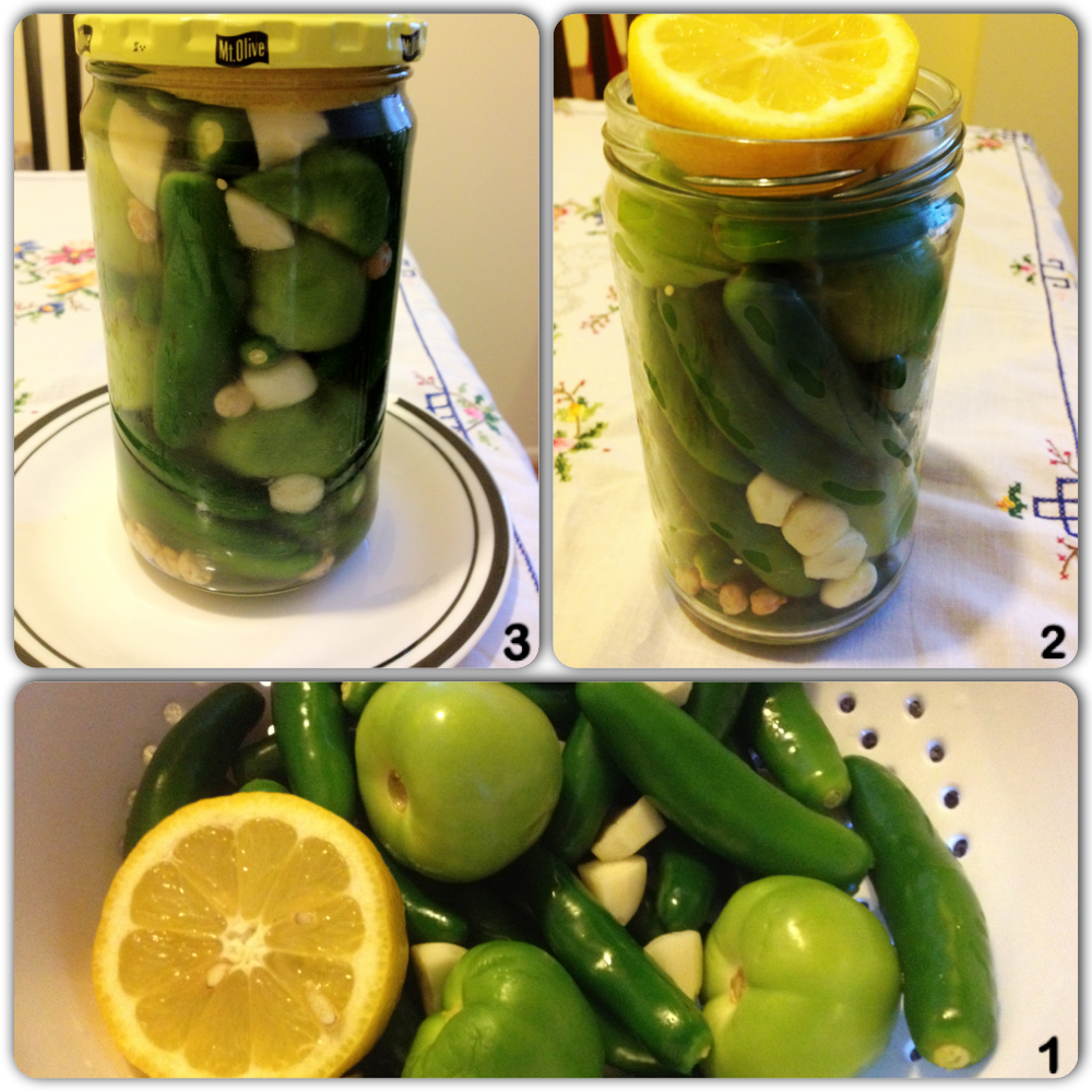 My Kitchen Global Pickled Serrano Peppers and Tomatillos