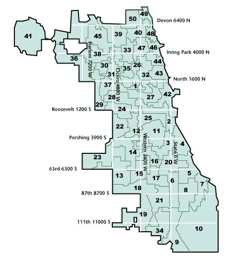 The Sixth Ward: Is this the Latino Caucus' proposed map?