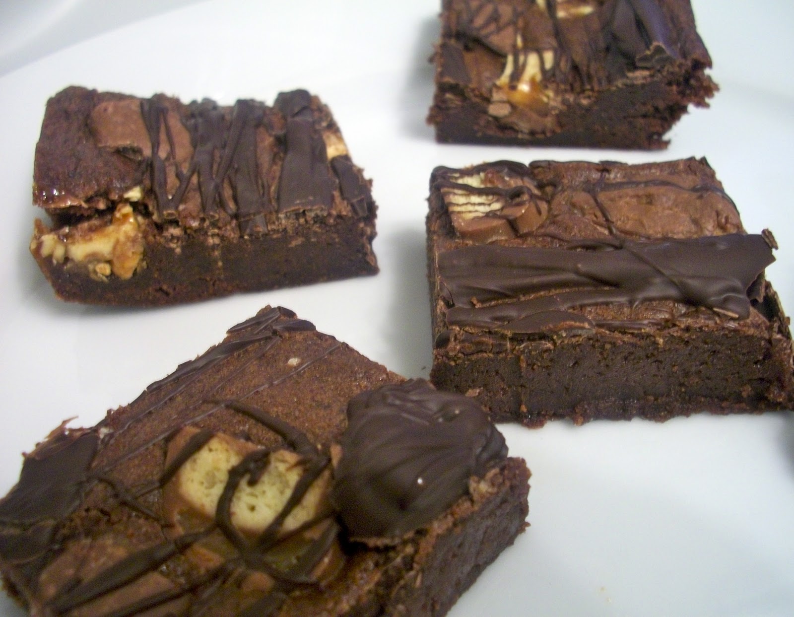Brooke Bakes Chocolate Bar Brownies