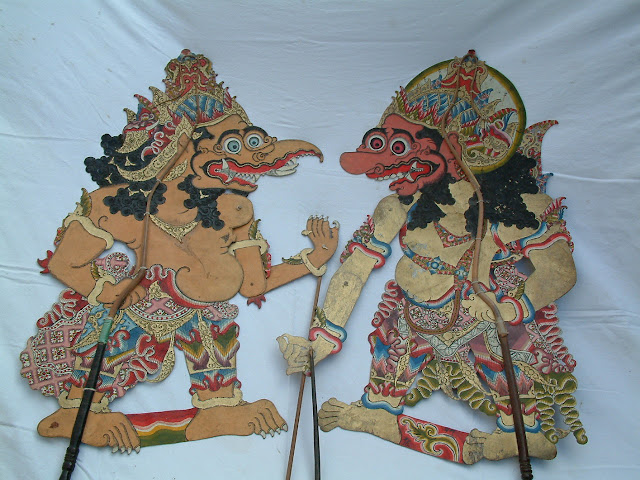 Sojourner Antiques: A complete set of Cirebon Wayang Purwa