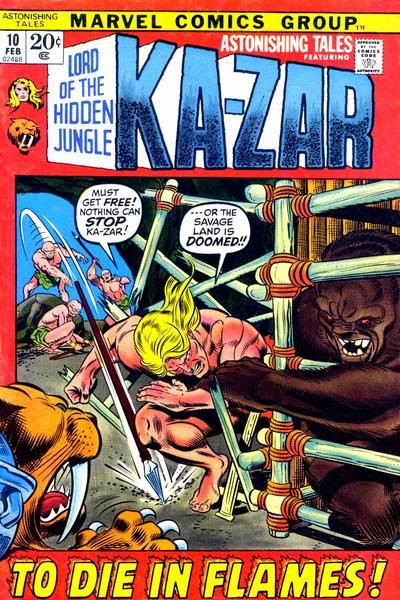 Astonishing Tales #10, Ka-Zar