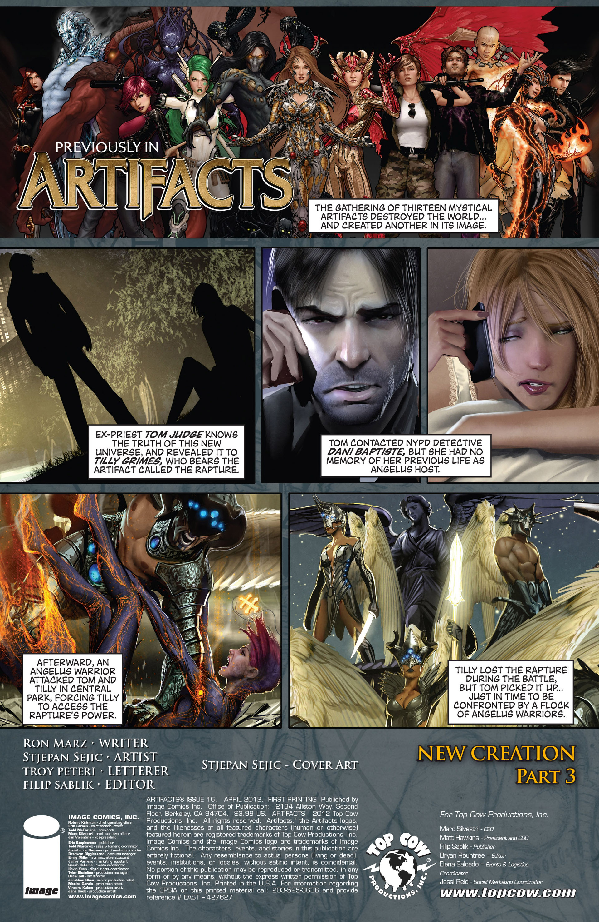 Read online Artifacts comic -  Issue #16 - 2
