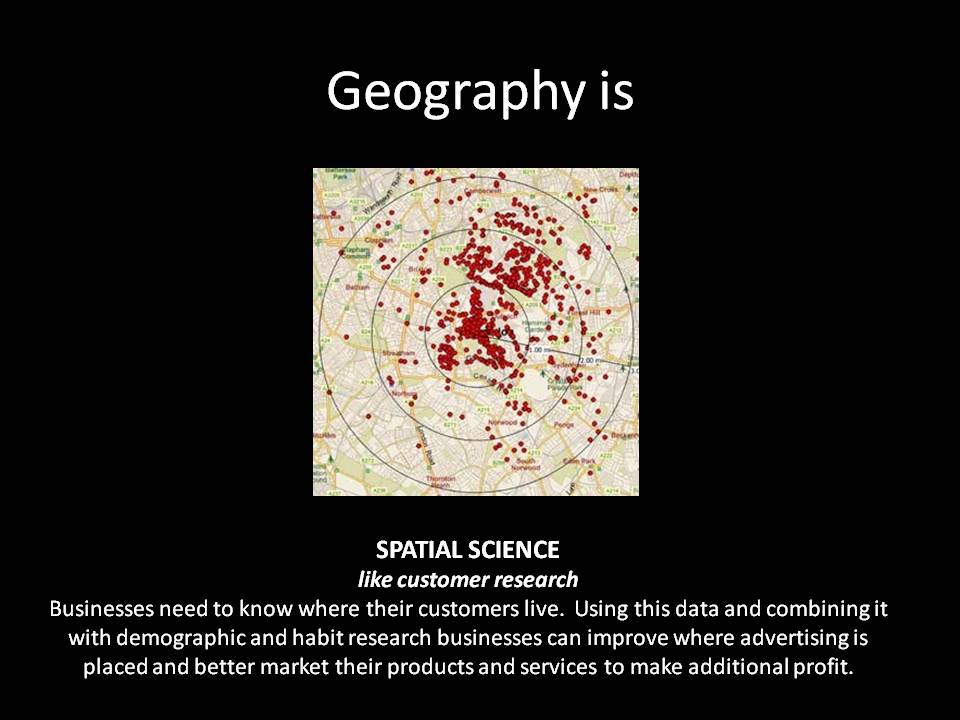 Geographer Spatial Science Geography Spatial Science – Four traditions of geography – OPGCE