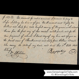 Janis Joplin’s 2nd great grandfather’s signature. Read more about Janis’ Genealogy & Family History!