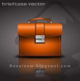 Desain Vektor Tas Kantor atau Briefcase di Inkscape 