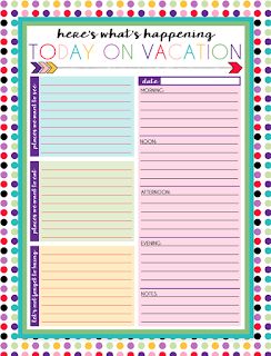 Free Printable Daily and Weekly Vacation Calendars | i should be ...
