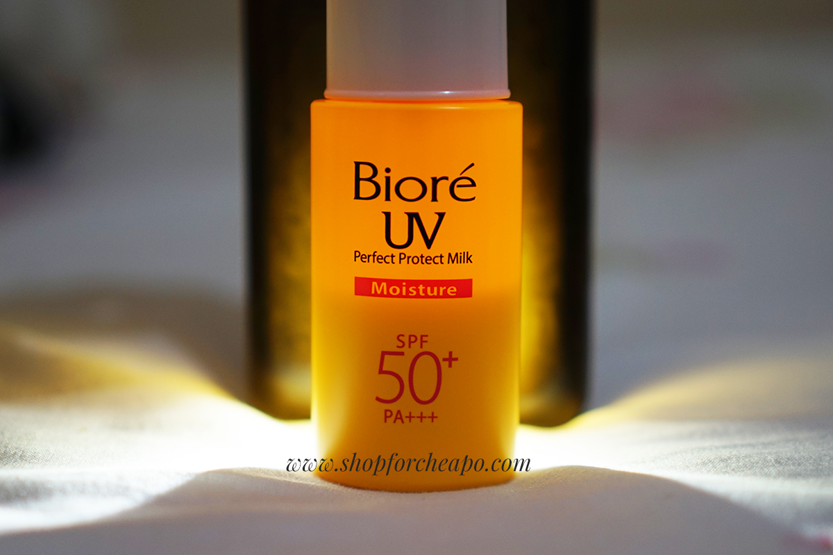 Review Biore UV Perfect Protect Milk Moisture SPF 50+/PA+++
