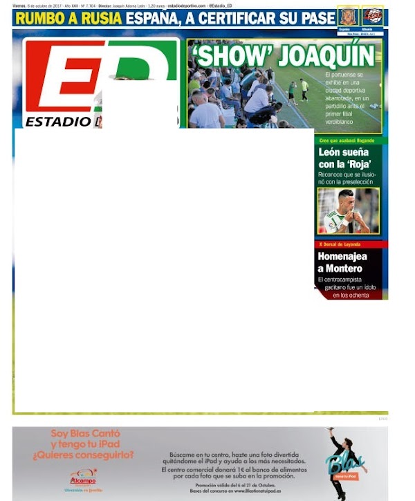 Betis, Estadio Deportivo: "Show Joaquín"