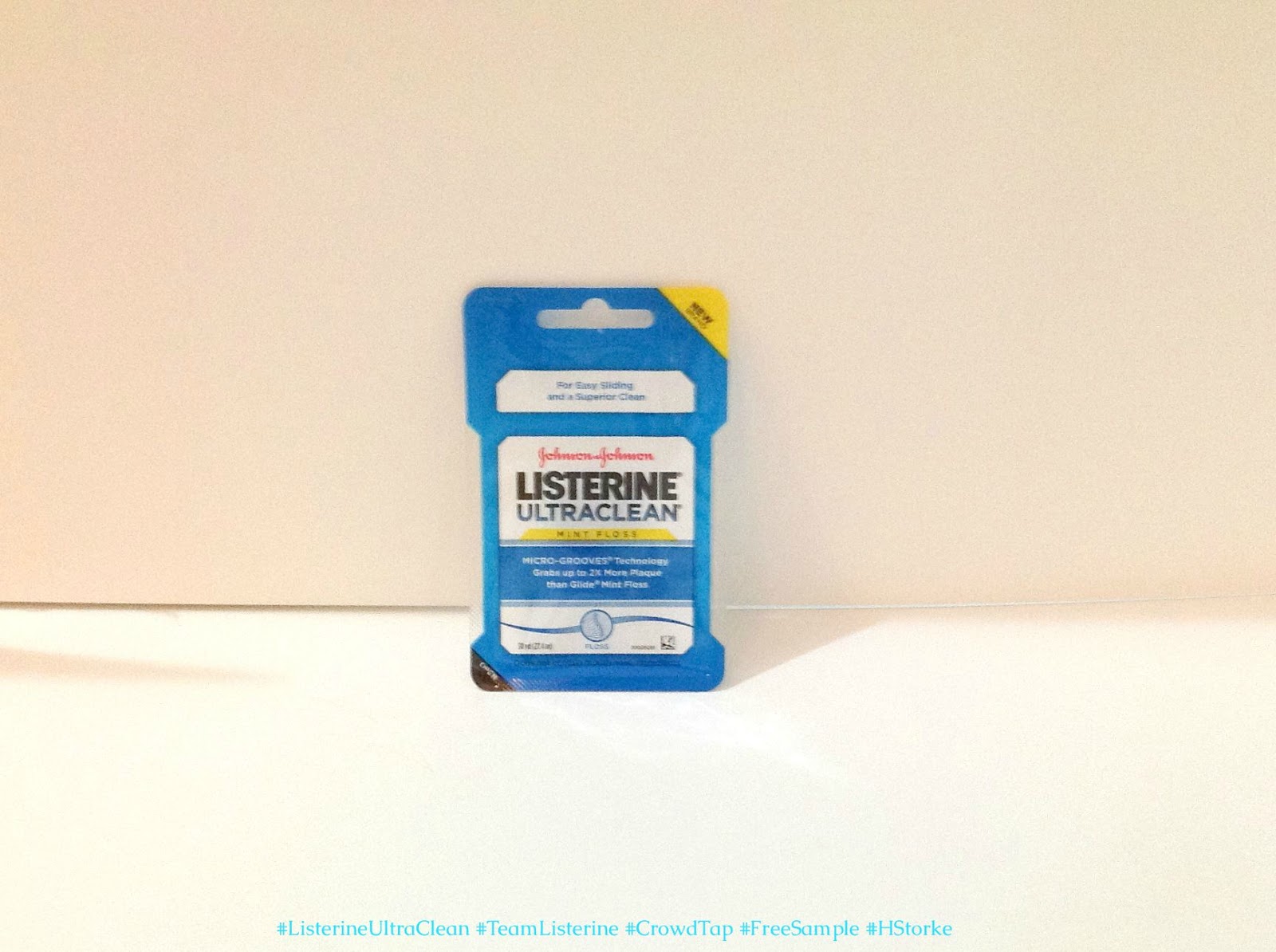 Listerine UltraClean Mint Dental Floss Sampling & Review Pinkabellabella