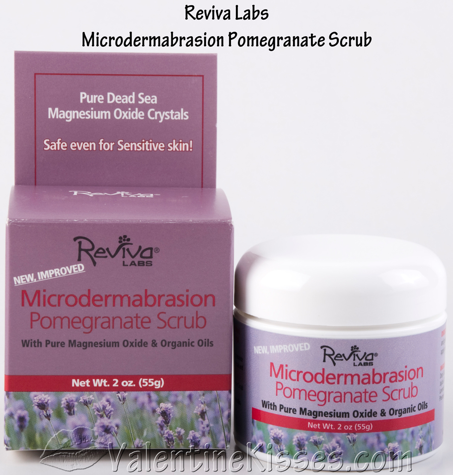 Valentine Kisses Reviva Labs Microdermabrasion Pomegranate Scrub
