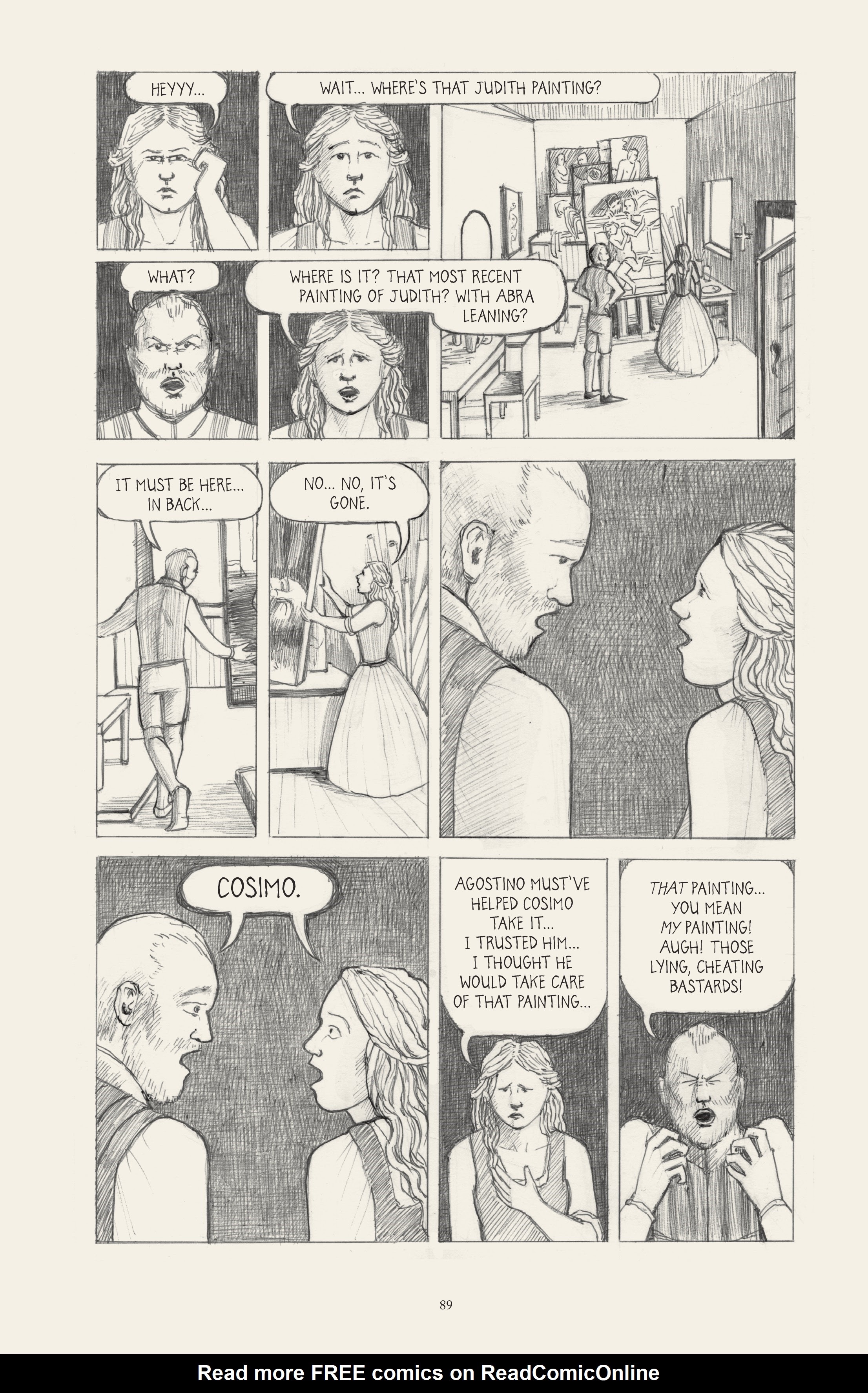 Read online I Know What I Am: The Life and Times of Artemisia Gentileschi comic -  Issue # TPB (Part 1) - 97