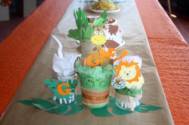 decoracion de cumpleaños animales de la selva