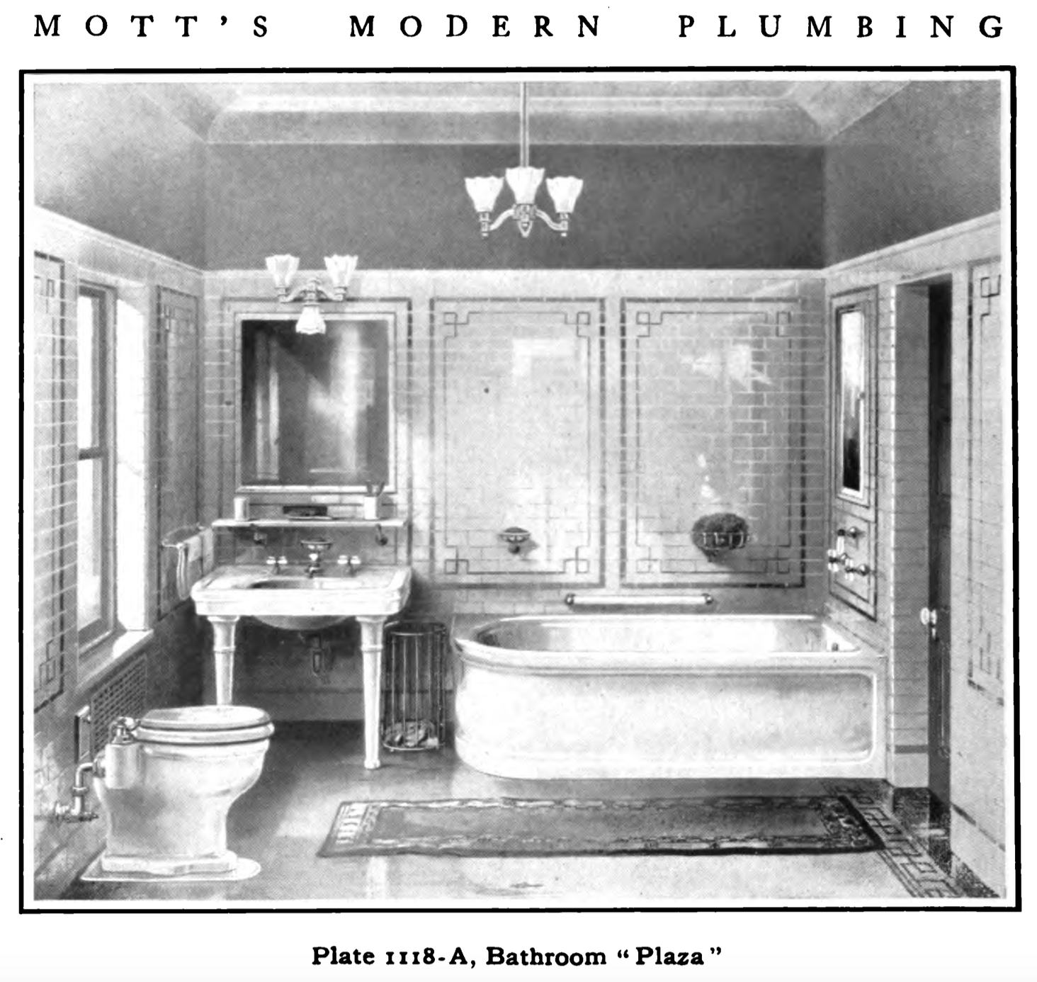 Laurelhurst Craftsman Bungalow Mott's 1914 Plumbing Catalog