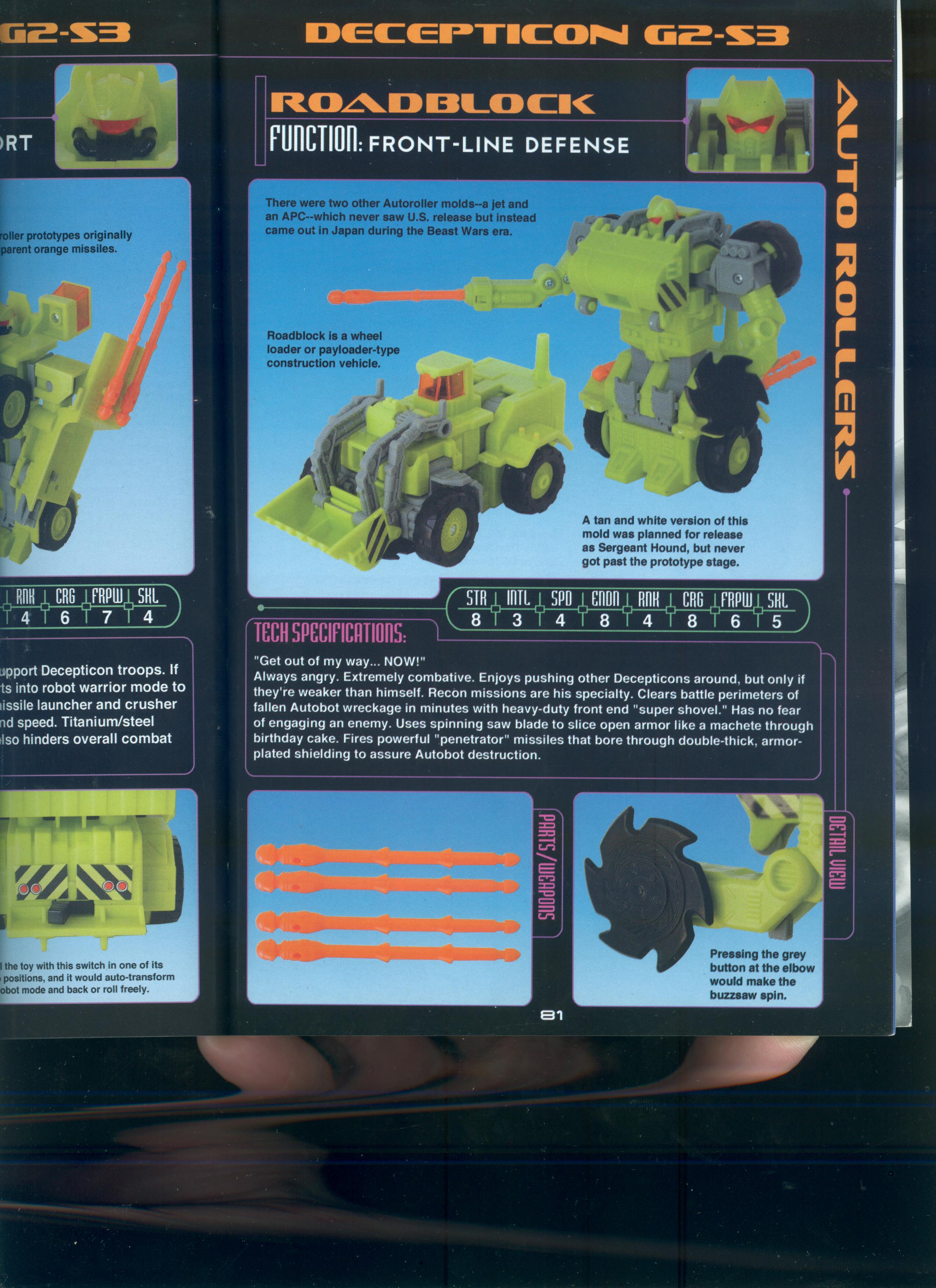 Read online Cybertronian: An Unofficial Transformers Recognition Guide comic -  Issue #6 - 83