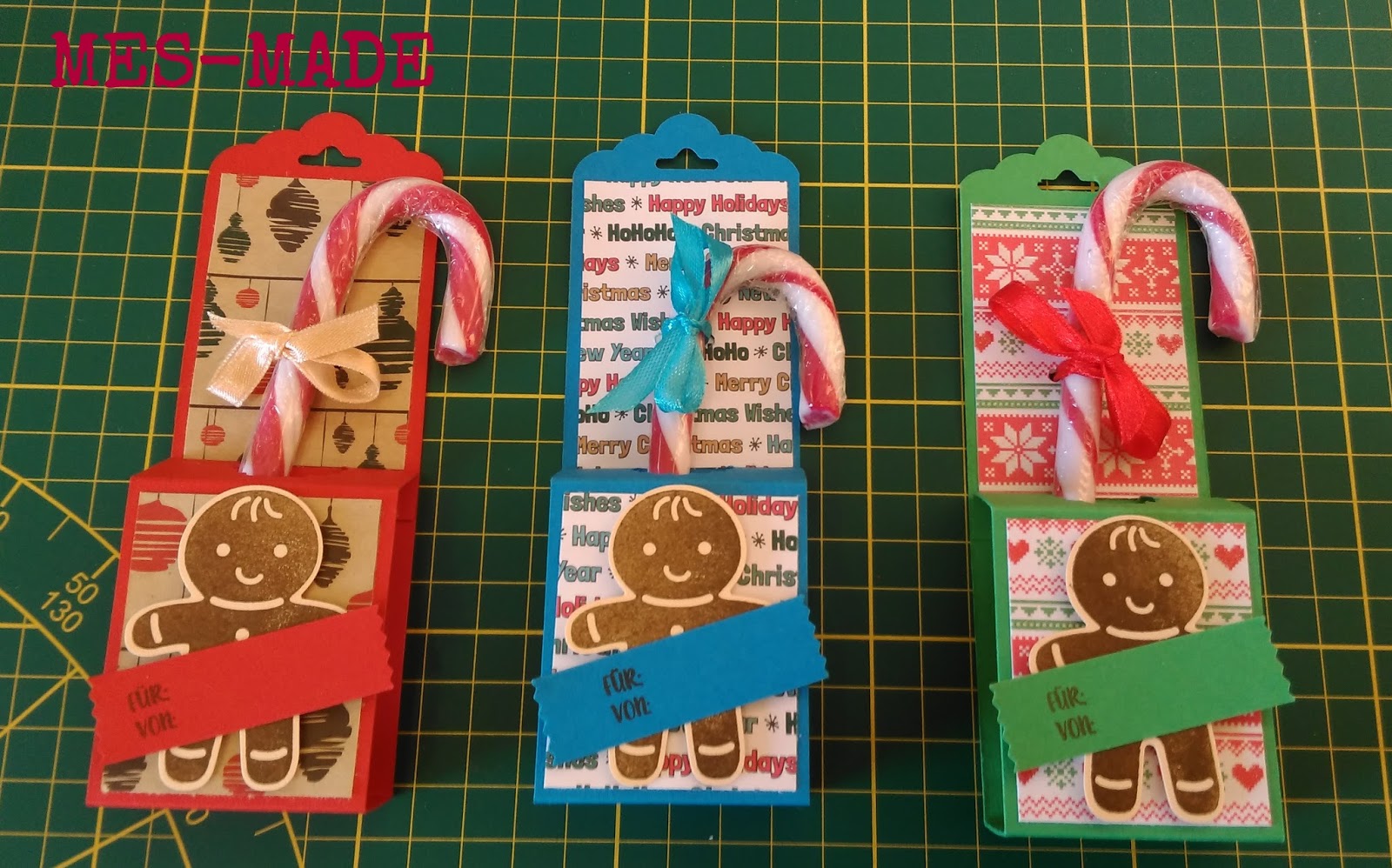 Mes-Made: Zuckerstange Im Geschenk-Anhänger Und Die Geschichte Vom "Candy  Cane"