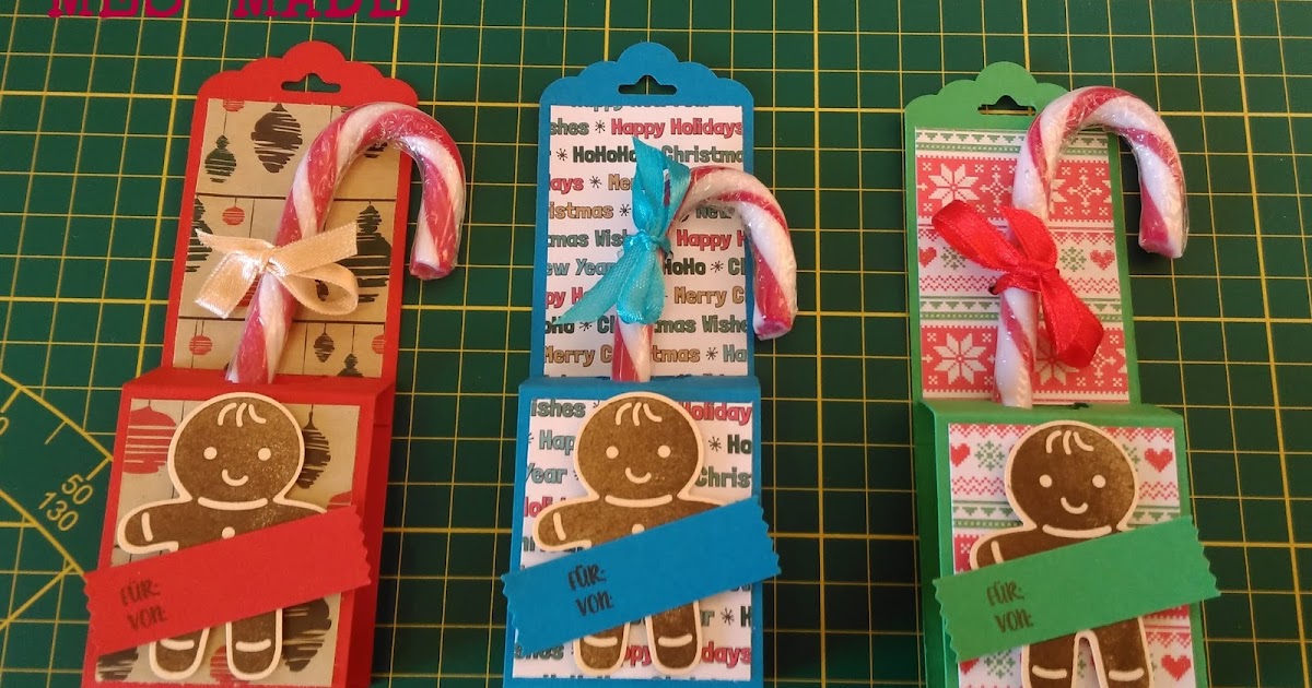 Mes-Made: Zuckerstange Im Geschenk-Anhänger Und Die Geschichte Vom "Candy  Cane"